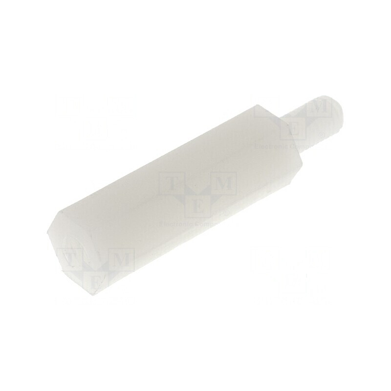 Piuliță distanțieră filetata hexagonală poliamidă M3 18mm | Electronic-mag.ro | Componente Electronice Piuliță distanțieră filetata hexagonală poliamidă M3 18mm | Electronic-mag.ro | Componente Electronice