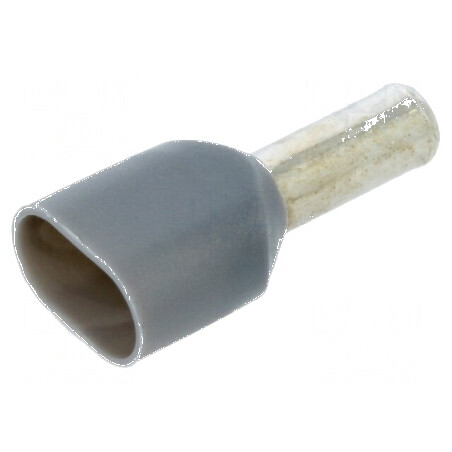 Vârf tub capăt izolată dublă cupru 4mm2 10mm cositorit | Electronic-mag.ro | Componente Electronice