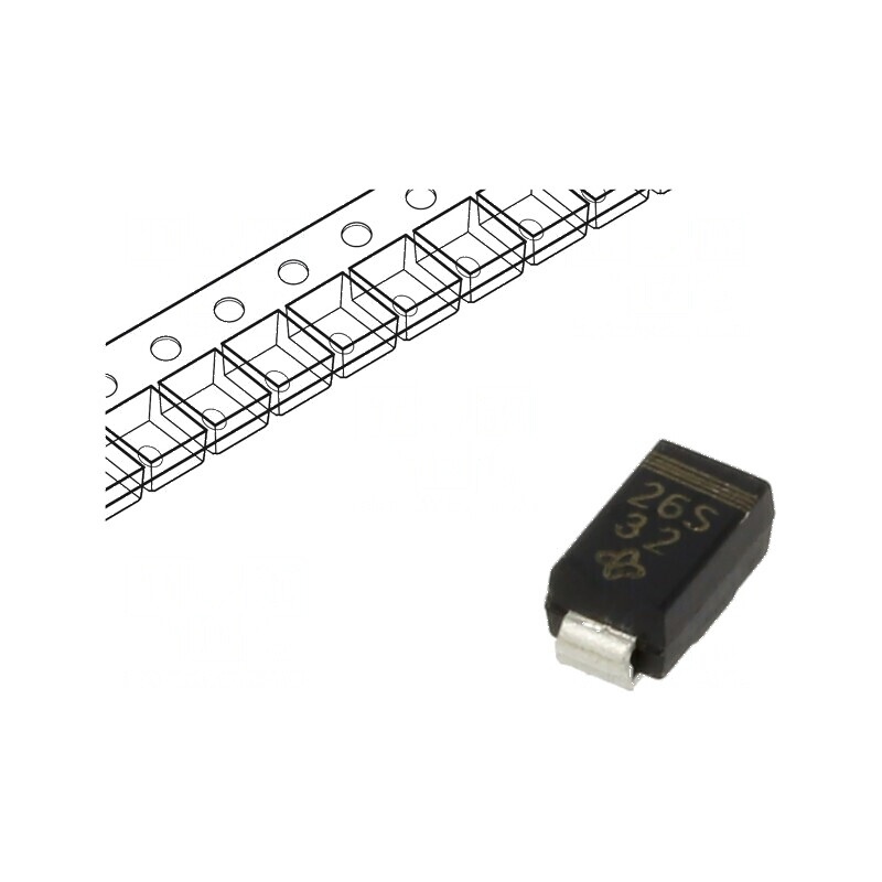 Diodă Schottky SMD 60V 2A SMA - Redresor pe rolă, bandă | Electronic-mag.ro | Componente Electronice Diodă Schottky SMD 60V 2A SMA - Redresor pe rolă, bandă | Electronic-mag.ro | Componente Electronice