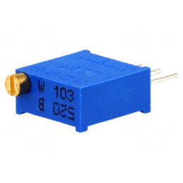 Potenţiometru 10kΩ 500mW THT Multitură ±10% | Electronic-mag.ro | Componente Electronice