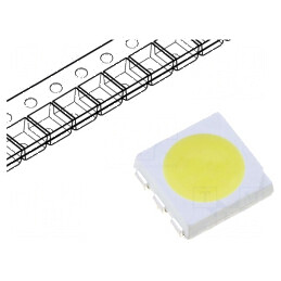 LED SMD 5050 PLCC6 Alb 5800-8400mcd 120° 60mA 2,8-3,6VDC | Electronic-mag.ro | Componente Electronice