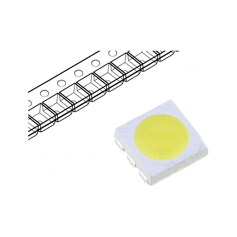 LED SMD 5050 PLCC6 Alb 5800-8400mcd 120° 60mA 2,8-3,6VDC | Electronic-mag.ro | Componente Electronice LED SMD 5050 PLCC6 Alb 5800-8400mcd 120° 60mA 2,8-3,6VDC | Electronic-mag.ro | Componente Electronice