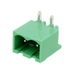 Regletă de conexiuni deconectabilă 5mm 2 piste tată | Electronic-mag.ro | Componente Electronice