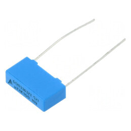 Condensator poliester 0,22uF 63VAC 100VDC 10mm THT ±10% | Electronic-mag.ro | Componente Electronice