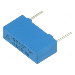 Condensator poliester 0,1uF 160VAC 250VDC 10mm ±5% THT | Electronic-mag.ro | Componente Electronice