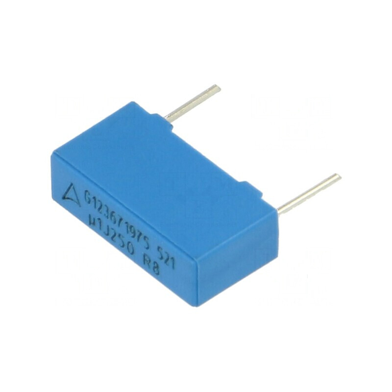 Condensator poliester 0,1uF 160VAC 250VDC 10mm ±5% THT | Electronic-mag.ro | Componente Electronice