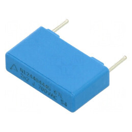 Condensator polipropilenă 2,2nF 18x10,5x5mm THT ±5% 15mm | Electronic-mag.ro | Componente Electronice
