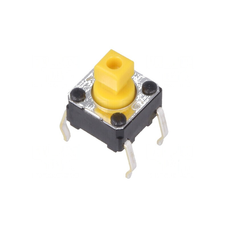 Microîntrerupător TACT SPST-NO 0,05A 24VDC THT | Electronic-mag.ro | Componente Electronice