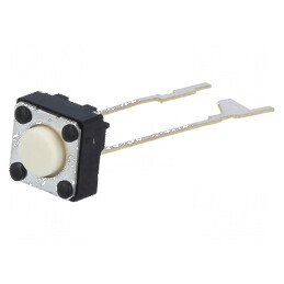 Microîntrerupător TACT SPST-NO 0,05A/24VDC THT | Electronic-mag.ro | Componente Electronice