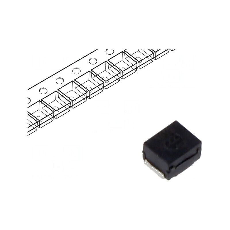 Inductor ferită SMD 1210 2,2uH 270mA 0,75Ω Q25 125MHz ±10% | Electronic-mag.ro | Componente Electronice