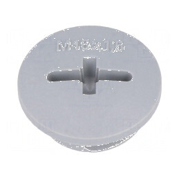 Capac protecție M16 1,5 IP54 poliamidă gri închis 7mm | Electronic-mag.ro | Componente Electronice