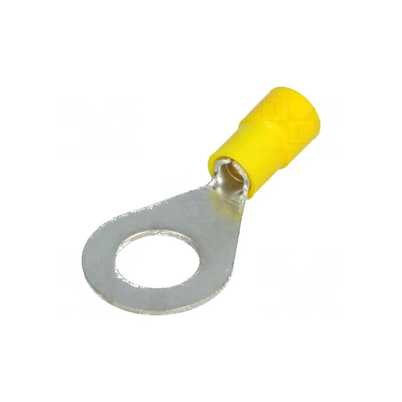 Vârf inelar M10 10,5mm 4÷6mm2 cablu izolat crimpat | Electronic-mag.ro | Componente Electronice Vârf inelar M10 10,5mm 4÷6mm2 cablu izolat crimpat | Electronic-mag.ro | Componente Electronice