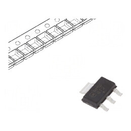 Tranzistor PNP bipolar 300V 0,1A 1,5W SOT223 | Electronic-mag.ro | Componente Electronice
