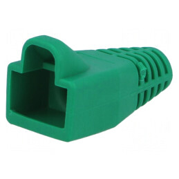 Protecție mufă RJ45 6mm verde | Electronic-mag.ro | Componente Electronice