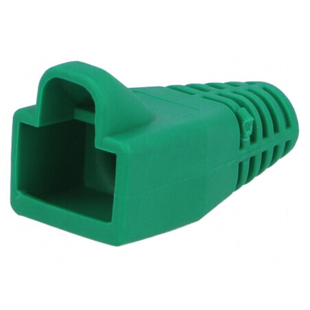 Protecție mufă RJ45 6mm verde | Electronic-mag.ro | Componente Electronice