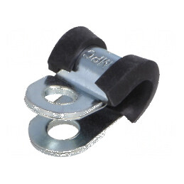 Clipsuri Øbuclă 5mm W 12mm Oţel cu Protecţie EPDM DL | Electronic-mag.ro | Componente Electronice