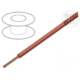 Cablu FLRY-B 1x0,35mm2 litat Cu PVC roşu 60V 100m | Electronic-mag.ro | Componente Electronice