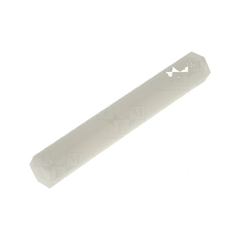 Piuliță distanțieră filetată hexagonală poliamidă M3 38mm | Electronic-mag.ro | Componente Electronice Piuliță distanțieră filetată hexagonală poliamidă M3 38mm | Electronic-mag.ro | Componente Electronice