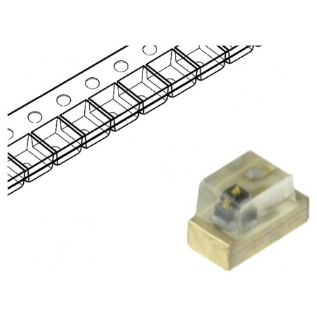 Emiţător IR 940nm SMD 1,2mW 120° Dimensiune 1,6x0,8mm | Electronic-mag.ro | Componente Electronice