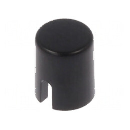 Buton negru fără TS 6x Corp | Electronic-mag.ro | Componente Electronice