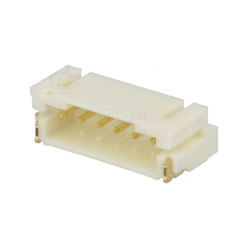 Conector cablu-placă soclu tată PIN 6 Pas 2mm SMT 1A 100V | Electronic-mag.ro | Componente Electronice