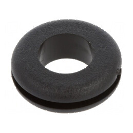 Manșon PVC negru Ø 10,2mm, Ø 7mm, 0÷80°C | Electronic-mag.ro | Componente Electronice
