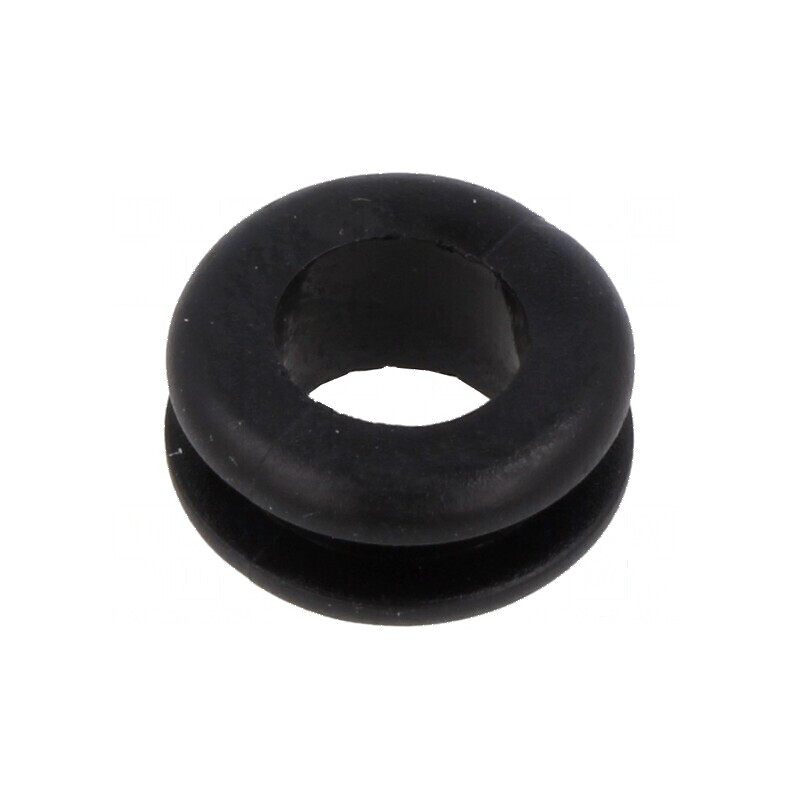 Manșon negru 15mm Øorif, 11mm Øorif, grosime panou max. 4mm | Electronic-mag.ro | Componente Electronice Manșon negru 15mm Øorif, 11mm Øorif, grosime panou max. 4mm | Electronic-mag.ro | Componente Electronice