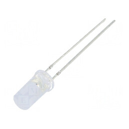 LED 5mm roșie 750-1120mcd 120° plat, Nr. term: 2 | Electronic-mag.ro | Componente Electronice