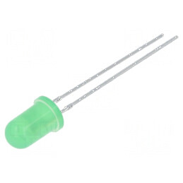 LED 5mm Verde Clipitor 2180-3000mcd 60° 20mA | Electronic-mag.ro | Componente Electronice