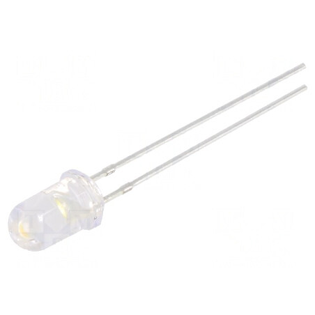 LED 5mm alb cald 5800-7000mcd 15° convex 96mW | Electronic-mag.ro | Componente Electronice