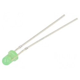 LED 3mm verde 4200-5800mcd 30° convex 102mW | Electronic-mag.ro | Componente Electronice