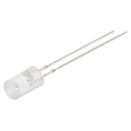 LED 5mm galbenă 100-150mcd 120° concav 12VDC | Electronic-mag.ro | Componente Electronice