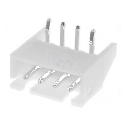 Conector cablu-placă soclu tată XH 2,5mm PIN 4 THT 250V 3A | Electronic-mag.ro | Componente Electronice