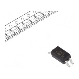 Optocuplor SMD 3,75kV 80V 1 Canal OUT Transistori | Electronic-mag.ro | Componente Electronice
