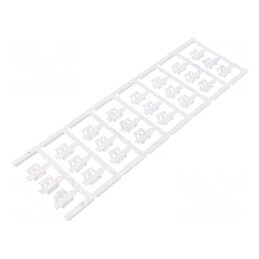 Markere poliamidă 66 albă 3÷5mm -40÷100°C clichet SFC H: 21mm | Electronic-mag.ro | Componente Electronice