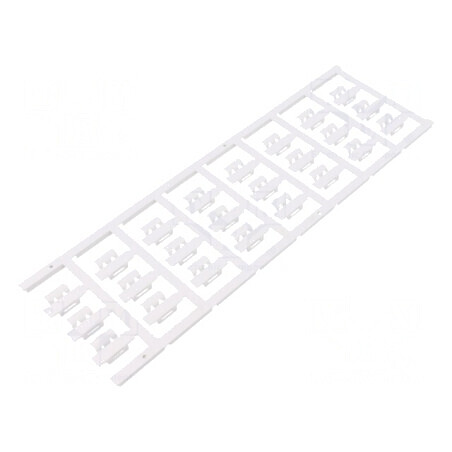 Markere poliamidă 66 albă 3÷5mm -40÷100°C clichet SFC H: 21mm | Electronic-mag.ro | Componente Electronice