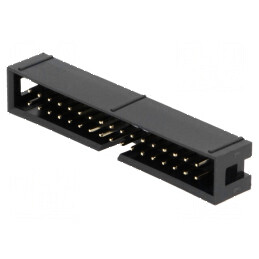Conector IDC soclu tată PIN 34 drept THT aurit 2,54mm | Electronic-mag.ro | Componente Electronice