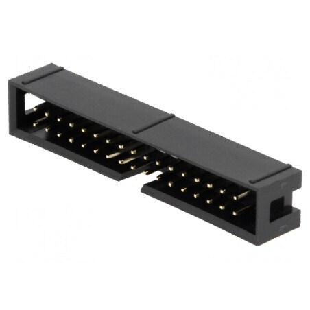 Conector IDC soclu tată PIN 34 drept THT aurit 2,54mm | Electronic-mag.ro | Componente Electronice