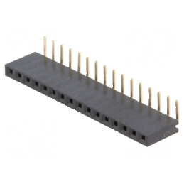 Conector şiruri pini soclu mamă 16 PIN 90° 2,54mm | Electronic-mag.ro | Componente Electronice