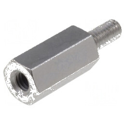 Piuliță distanțieră filetată 10mm M2,5 hexagonală | Electronic-mag.ro | Componente Electronice