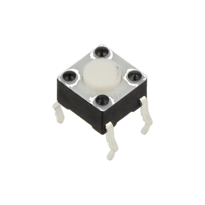 Microîntrerupător TACT SPST-NO 0,05A/12VDC THT 1,57N | Electronic-mag.ro | Componente Electronice