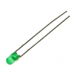 LED 3mm Verde Convex 30° 6,3-15mcd Nr. term: 2 | Electronic-mag.ro | Componente Electronice