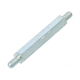 Piuliță distanțieră filetată hexagonală 30mm M3 | Electronic-mag.ro | Componente Electronice