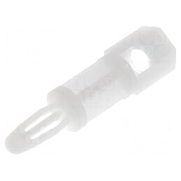 Distanţier PCB poliamidă 19,1mm clichet naturală | Electronic-mag.ro | Componente Electronice