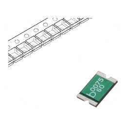 Siguranţă polimerică PTC 0,75A Imax 100A 0ZCF 2920 | Electronic-mag.ro | Componente Electronice