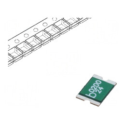 Siguranţă polimerică PTC 2A Imax 100A 0ZCF 2920 | Electronic-mag.ro | Componente Electronice