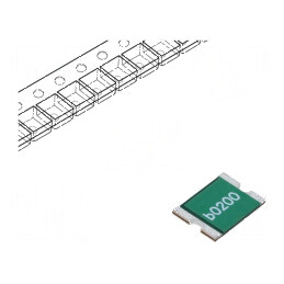 Siguranță polimerică PTC 2A Imax 100A 0ZCF 2920 | Electronic-mag.ro | Componente Electronice