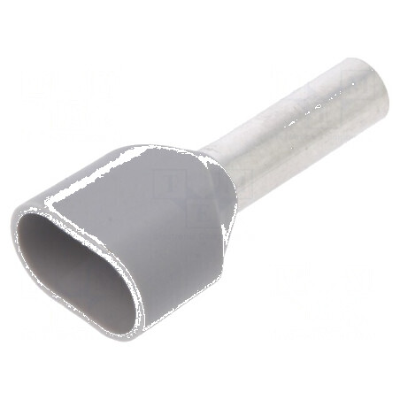 Vârf tub de capăt izolată dublă 4mm² 12mm cositorit crimpat | Electronic-mag.ro | Componente Electronice
