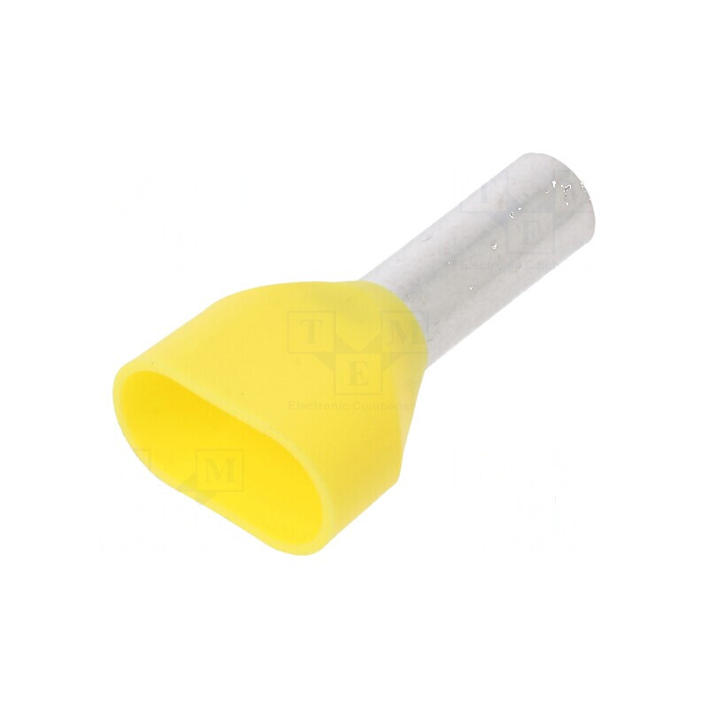 Vârf tub de capăt izolată dublă 6mm2 12mm cositorit crimpat | Electronic-mag.ro | Componente Electronice Vârf tub de capăt izolată dublă 6mm2 12mm cositorit crimpat | Electronic-mag.ro | Componente Electronice