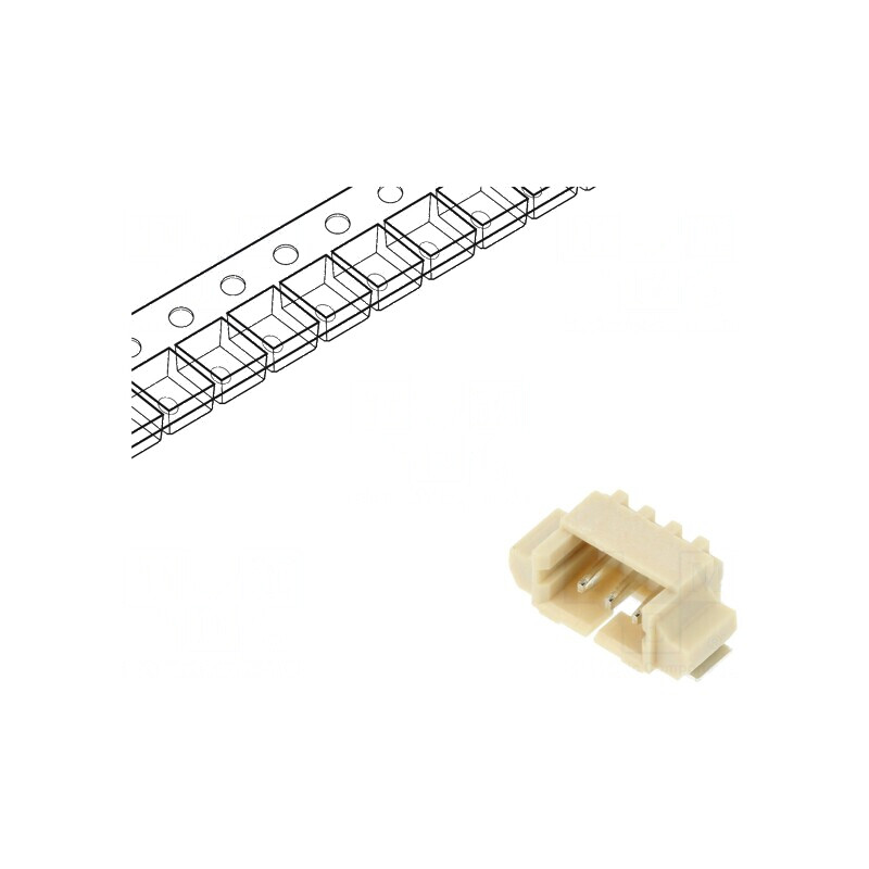 Conector cablu-placă soclu tată 1,25mm PIN 3 SMT 125V 1A | Electronic-mag.ro | Componente Electronice Conector cablu-placă soclu tată 1,25mm PIN 3 SMT 125V 1A | Electronic-mag.ro | Componente Electronice